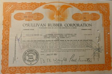 O'Sullivan Rubber Corporation -100