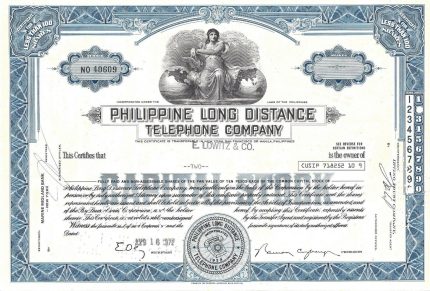 Philippine Long Distance Telephone Company -100shares